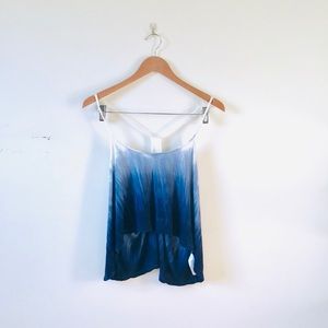 NEW Forever 21 Blue Breezy Tie-Dye Ombré Cami